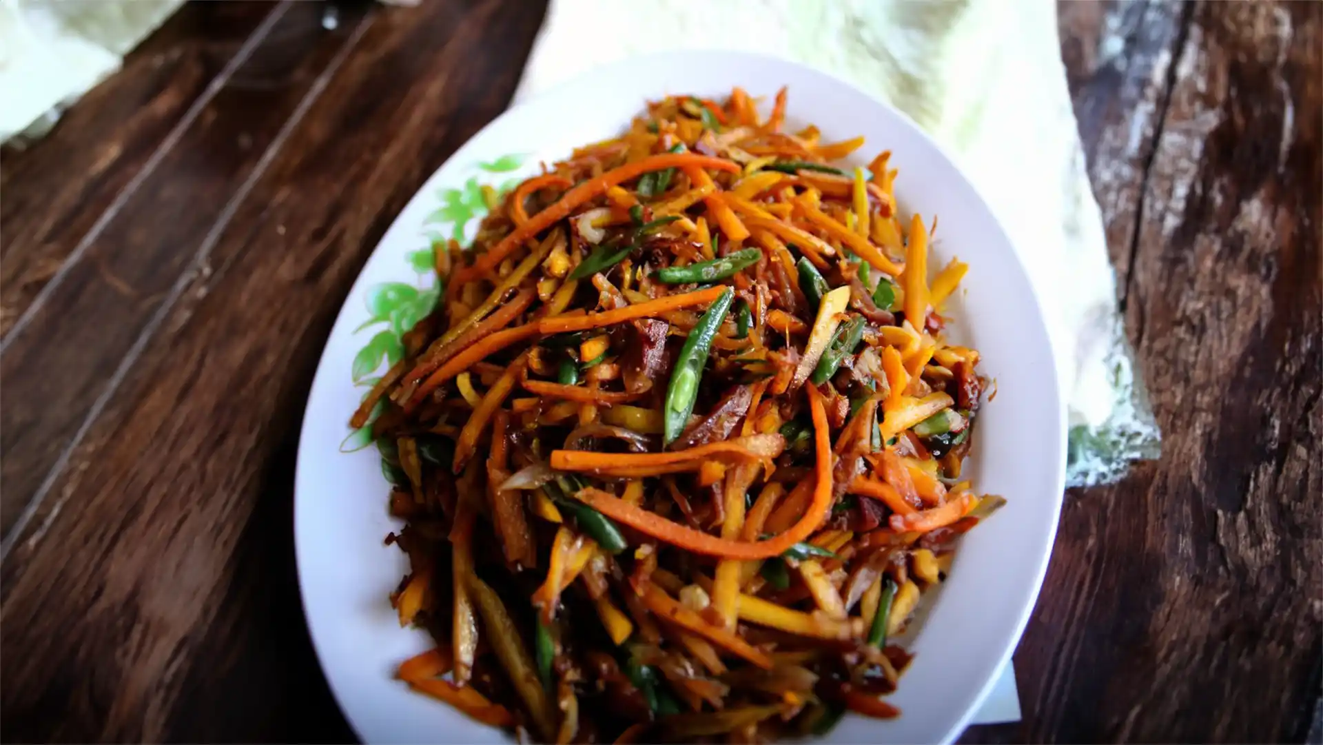 Colourful Tender Pumpkin Stir-fry