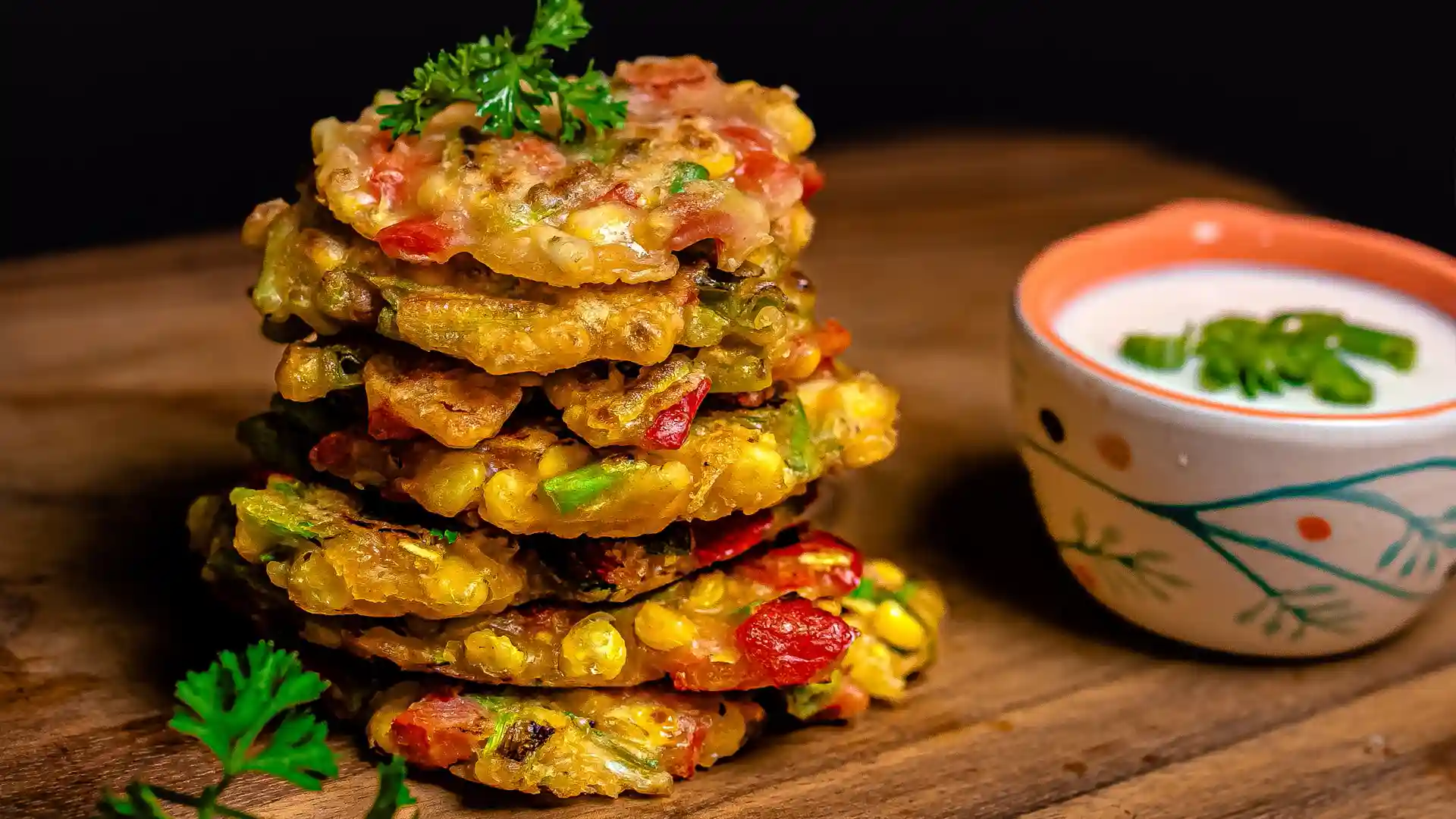 Day 3: Supper – Crispy Sweetcorn Fritters