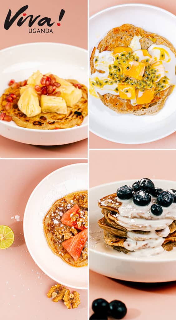Day 7a Breakfast banana pancakes 1 pineapple RECIPE