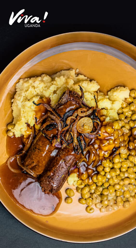 Day 7c dinner sausage and mash